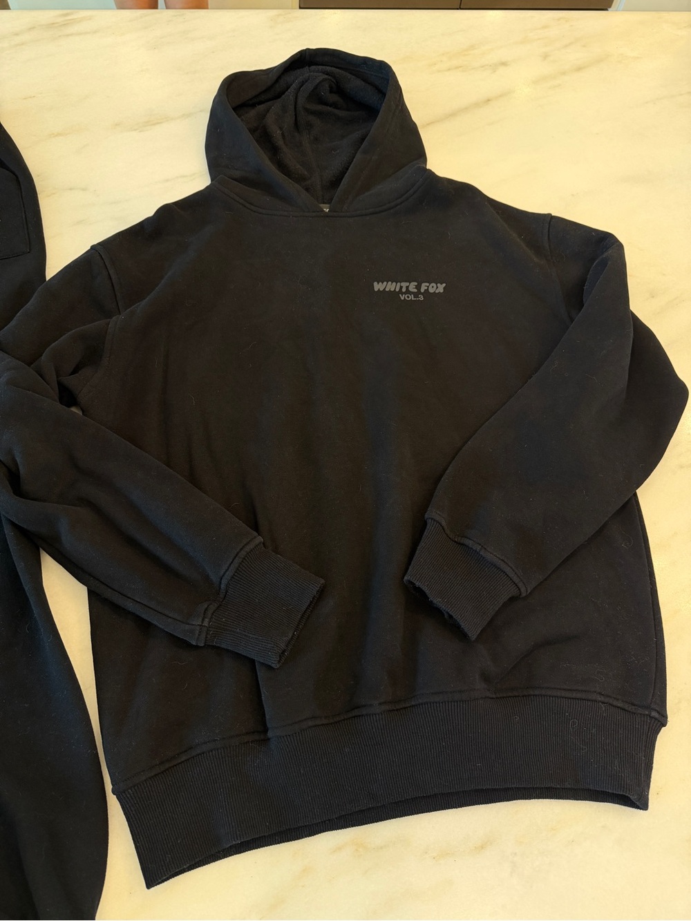 White fox black sweatshirt and jogger set GUC XS S - Picture 4 of 8